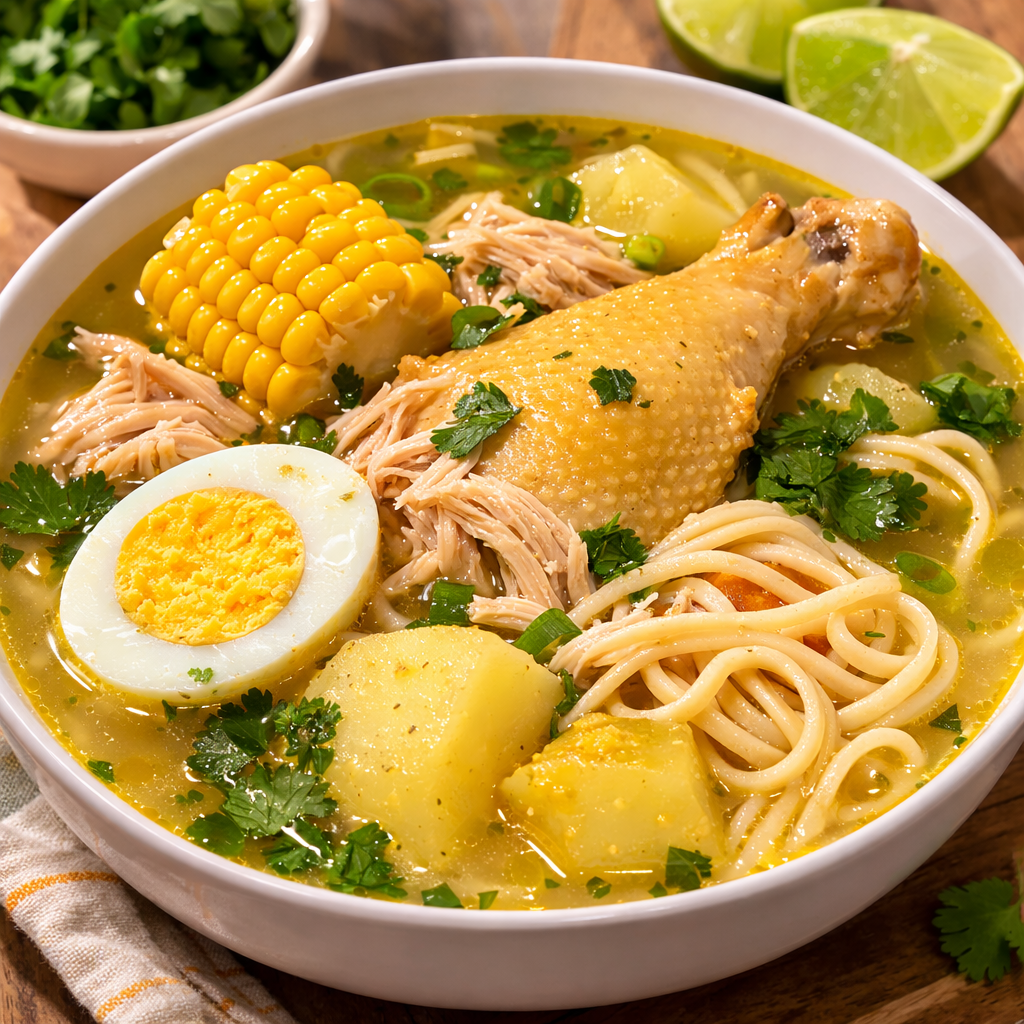 Caldo de gallina