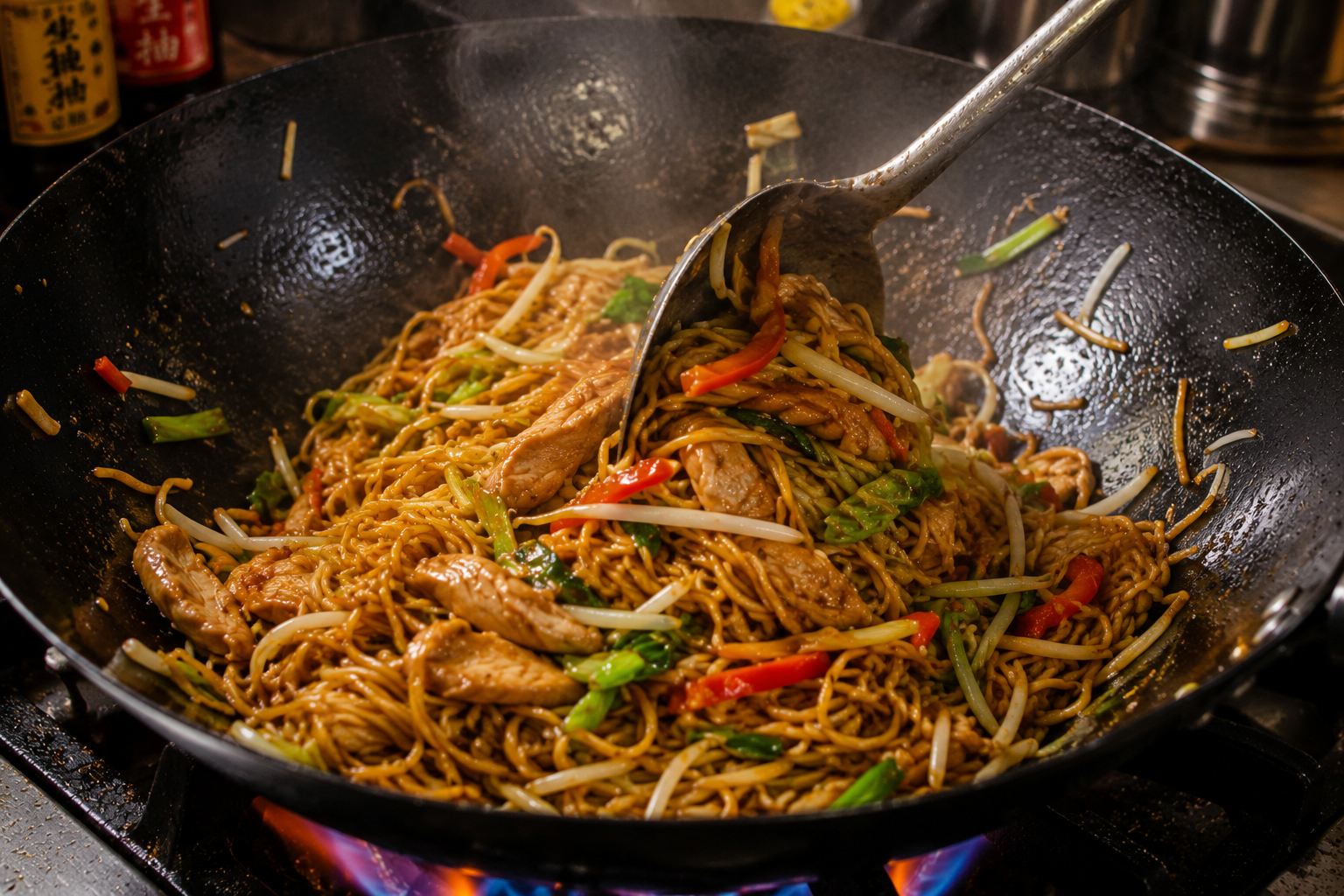 Nouilles sautées Chow Mein