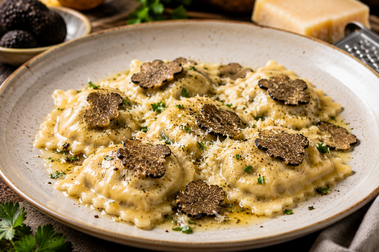 Ravioli al Tartufo